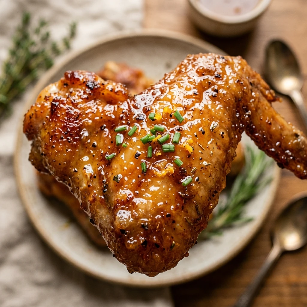 Apple Cider Glazed Chicken Wings