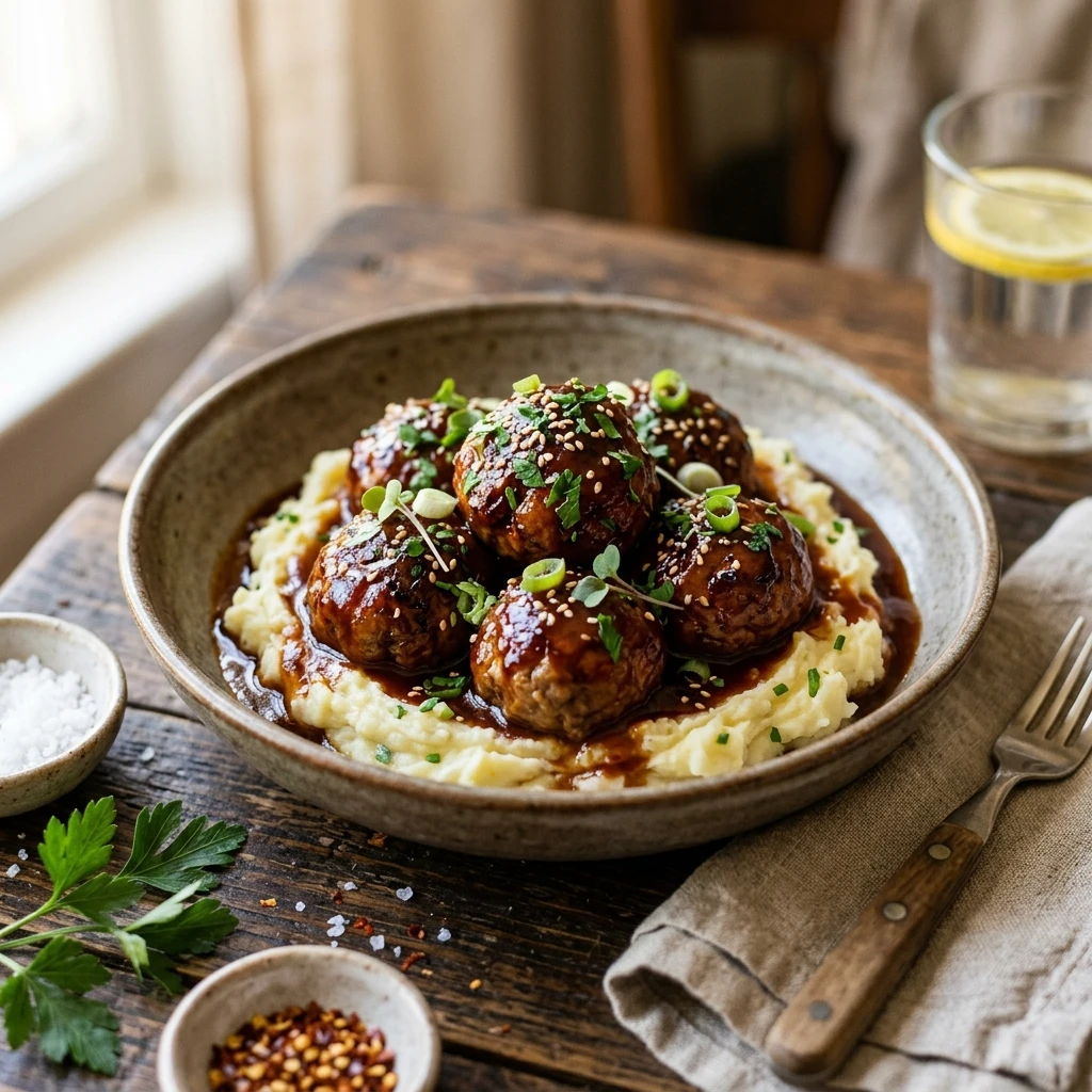 BBQ Glazed Meatballs