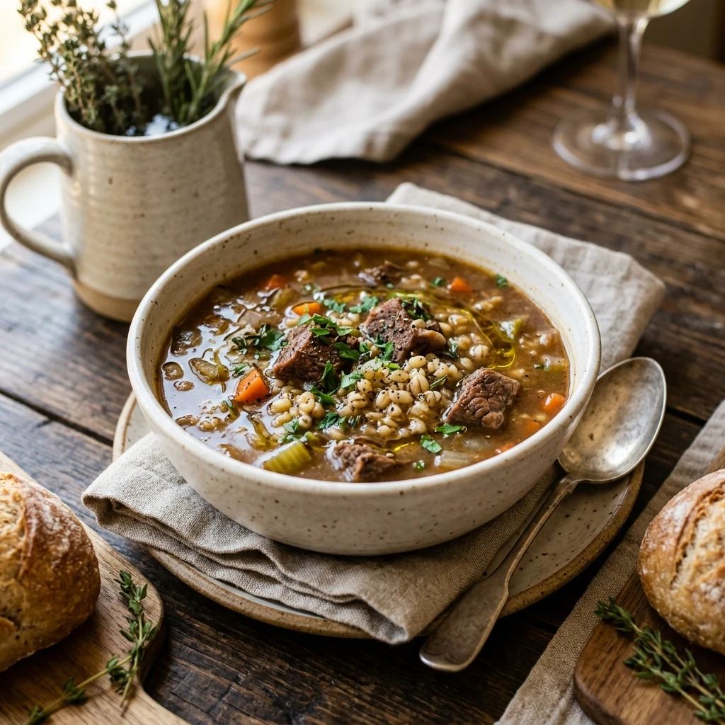 Beef Barley Soup
