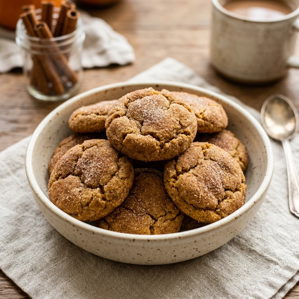 Brown Butter Pumpkin Snickerdoodles