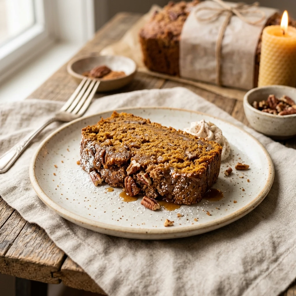 Brown Sugar Pumpkin Bread