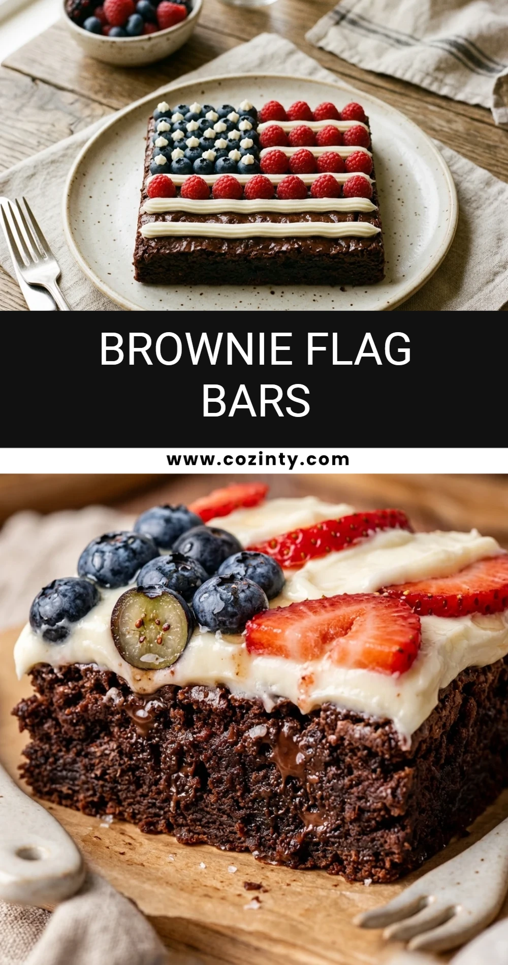 Brownie Flag Bars