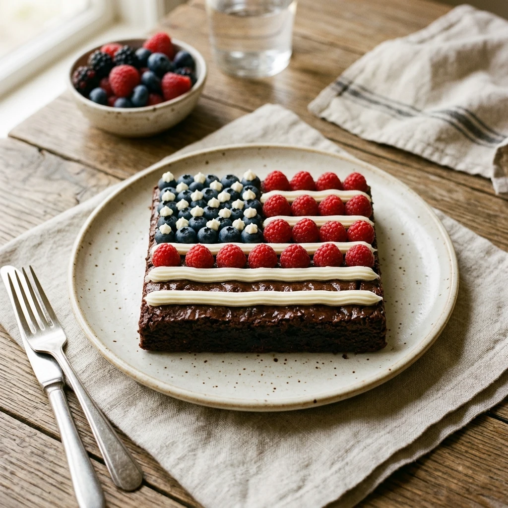 Brownie Flag Bars