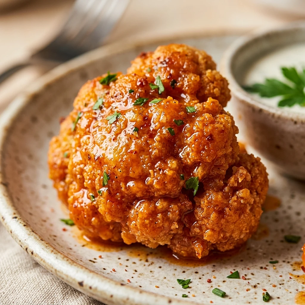 Buffalo Cauliflower Bites