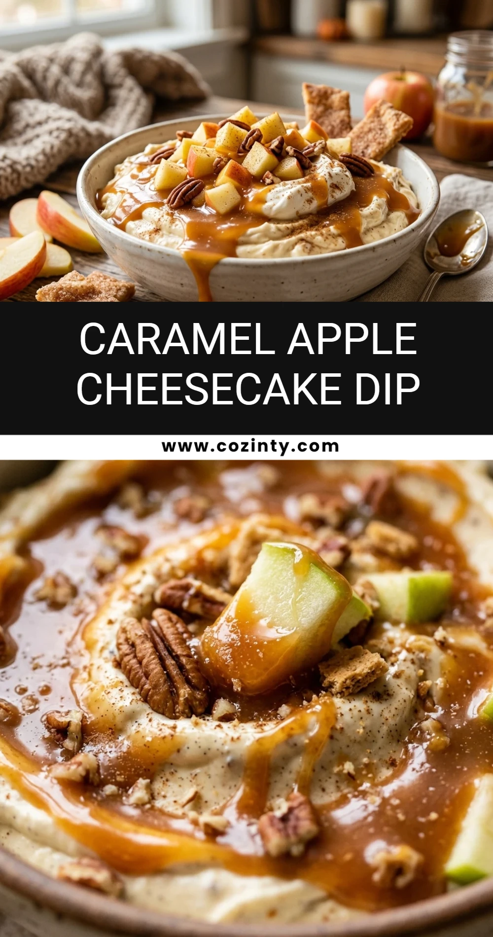 Caramel Apple Cheesecake Dip