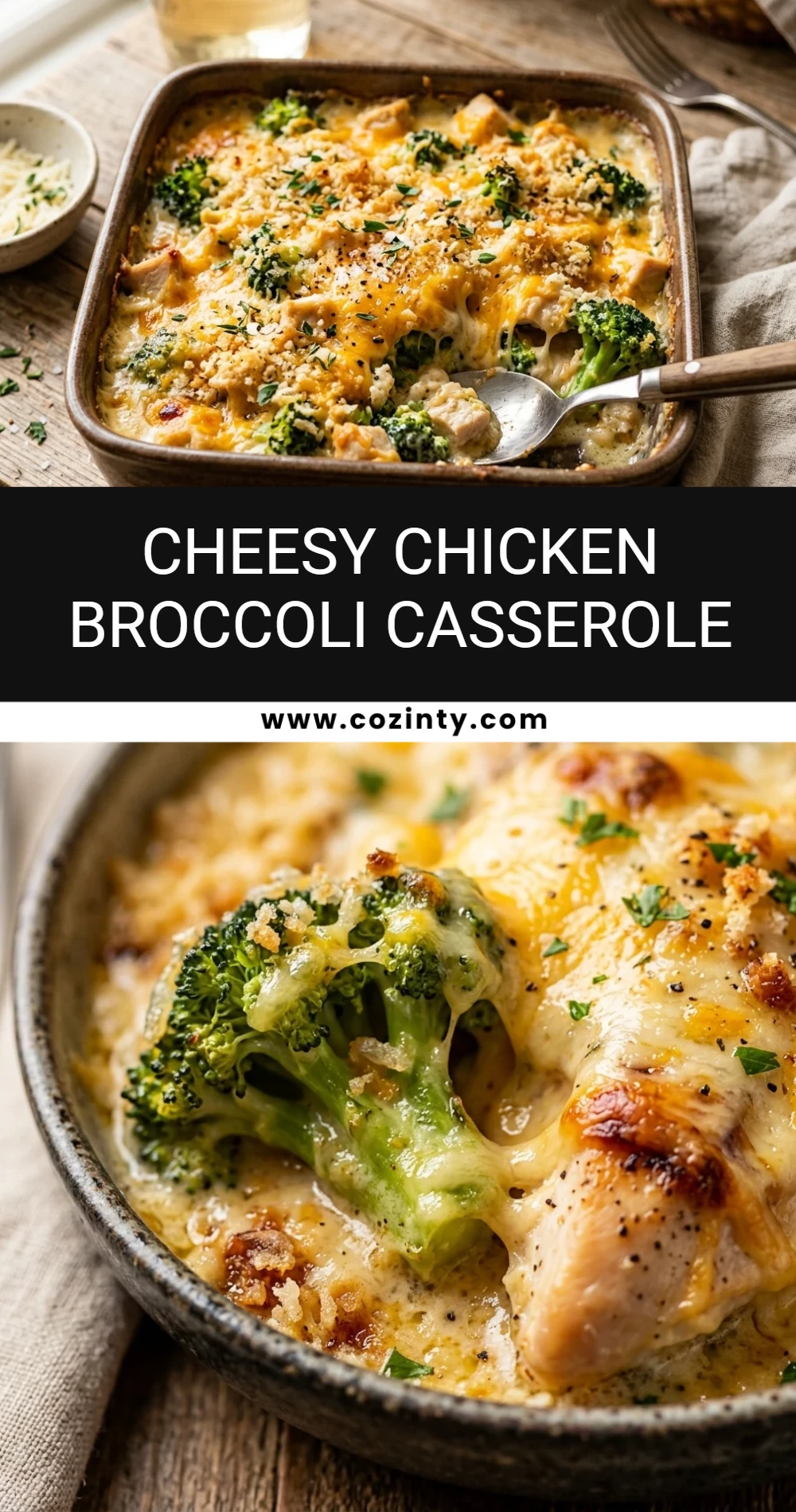 Cheesy Chicken Broccoli Casserole