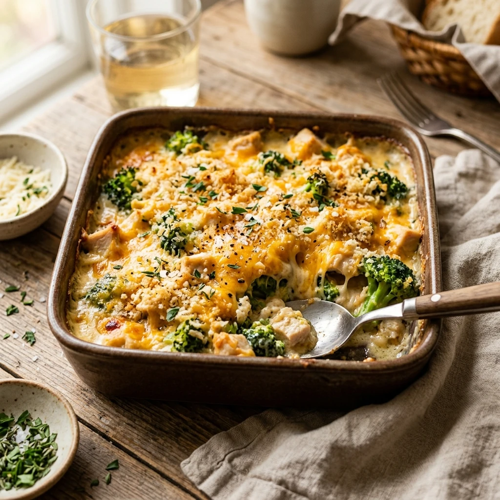 Cheesy Chicken Broccoli Casserole