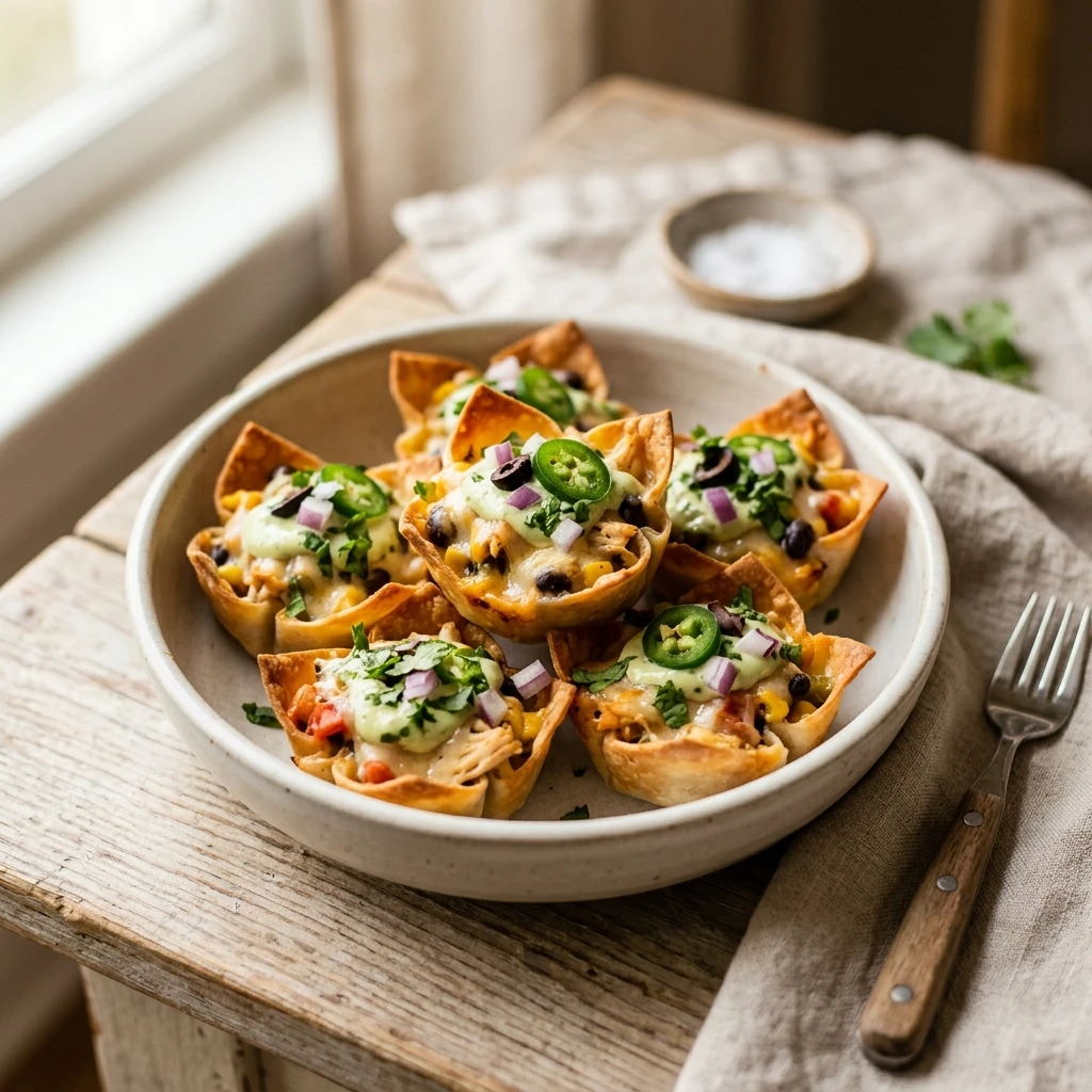 Chicken Enchilada Dip Cups