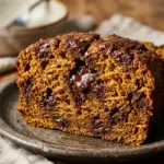 Chocolate Chip Pumpkin Bread Loaf