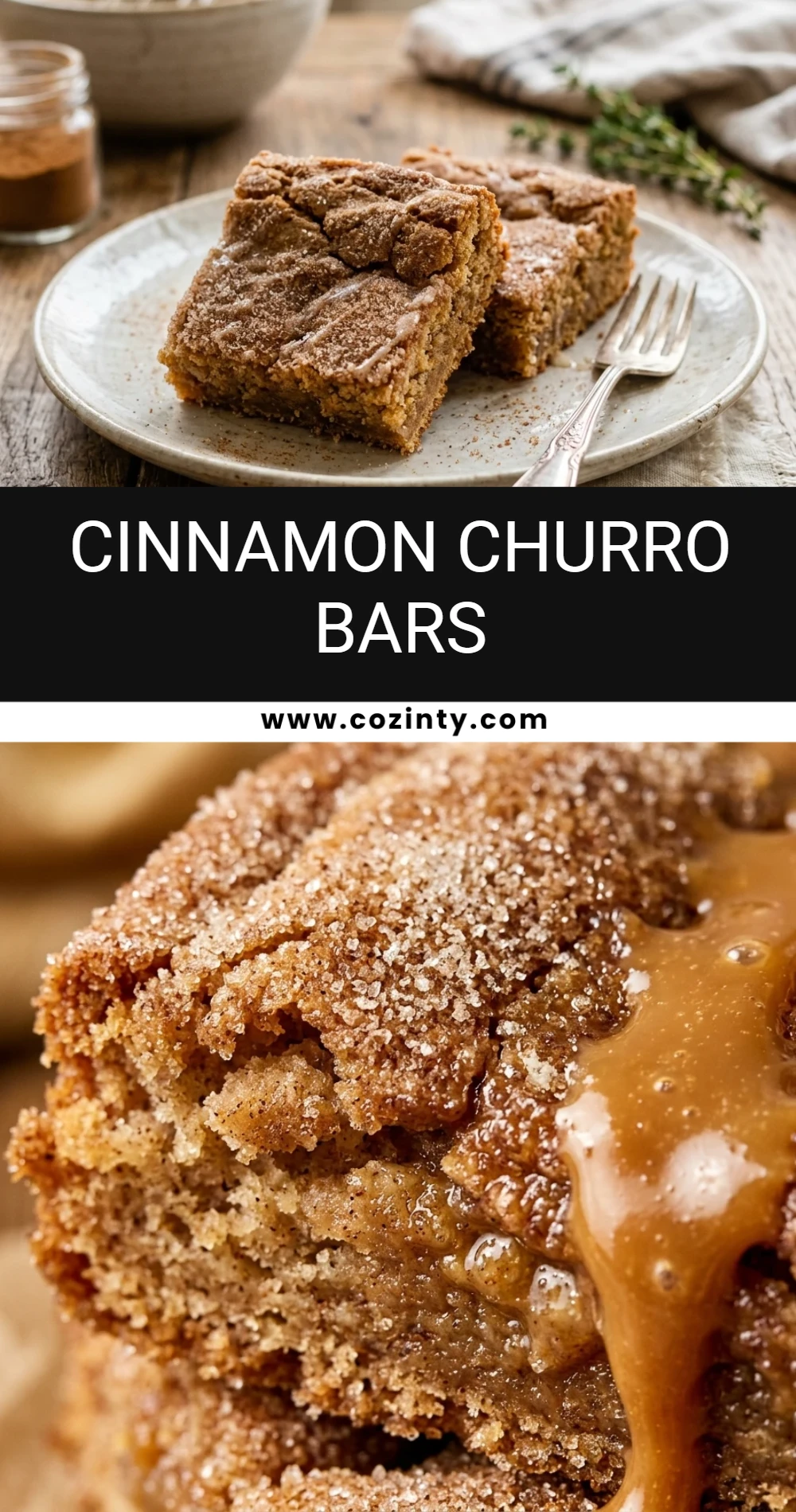 Cinnamon Churro Bars