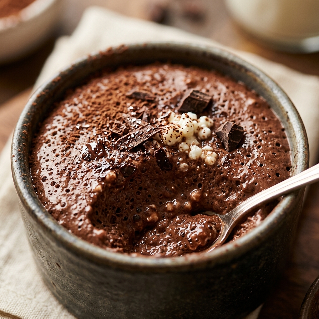 Cottage Cheese Chocolate Mousse 3-Ingredient