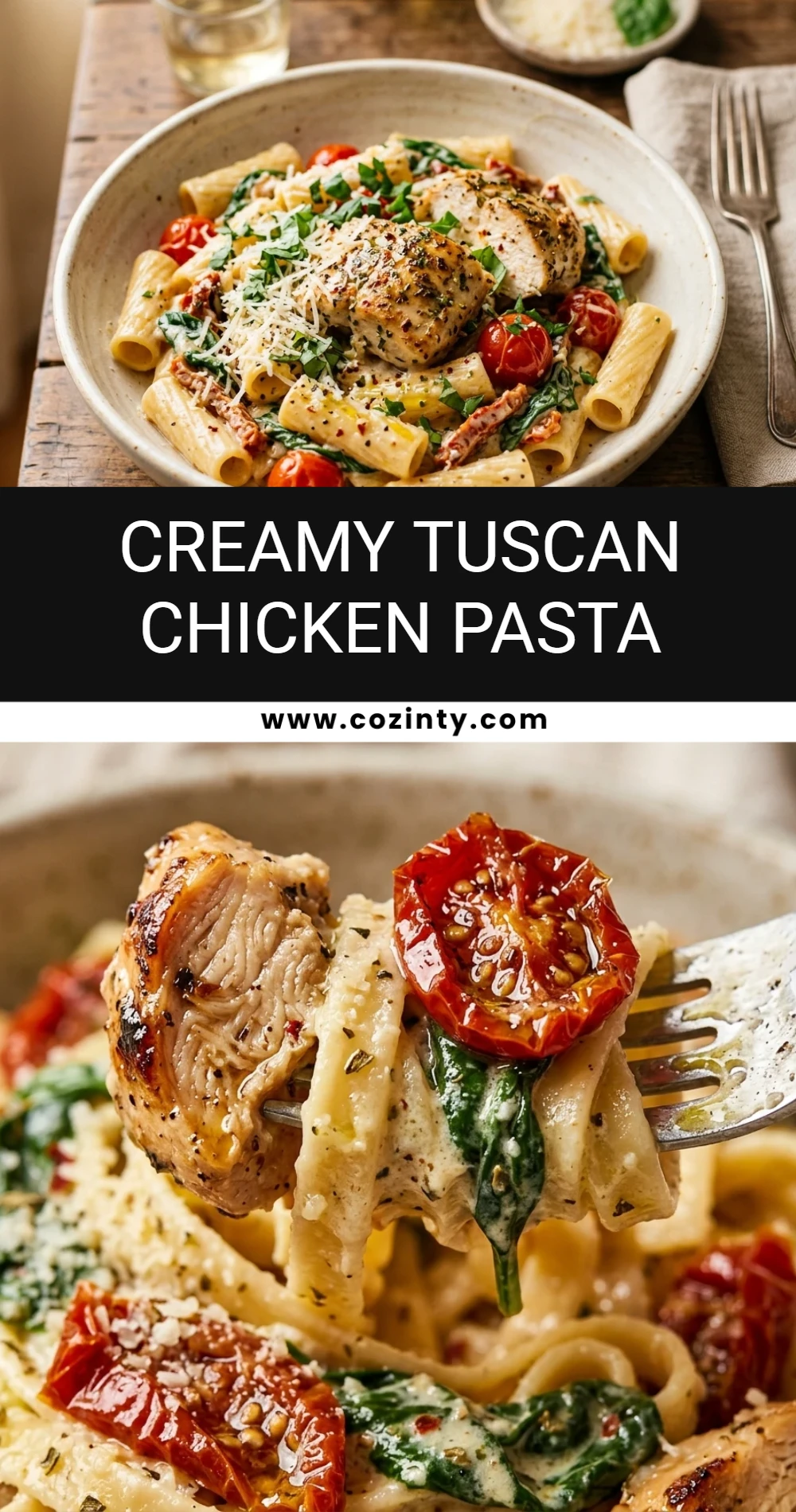 Creamy Tuscan Chicken Pasta