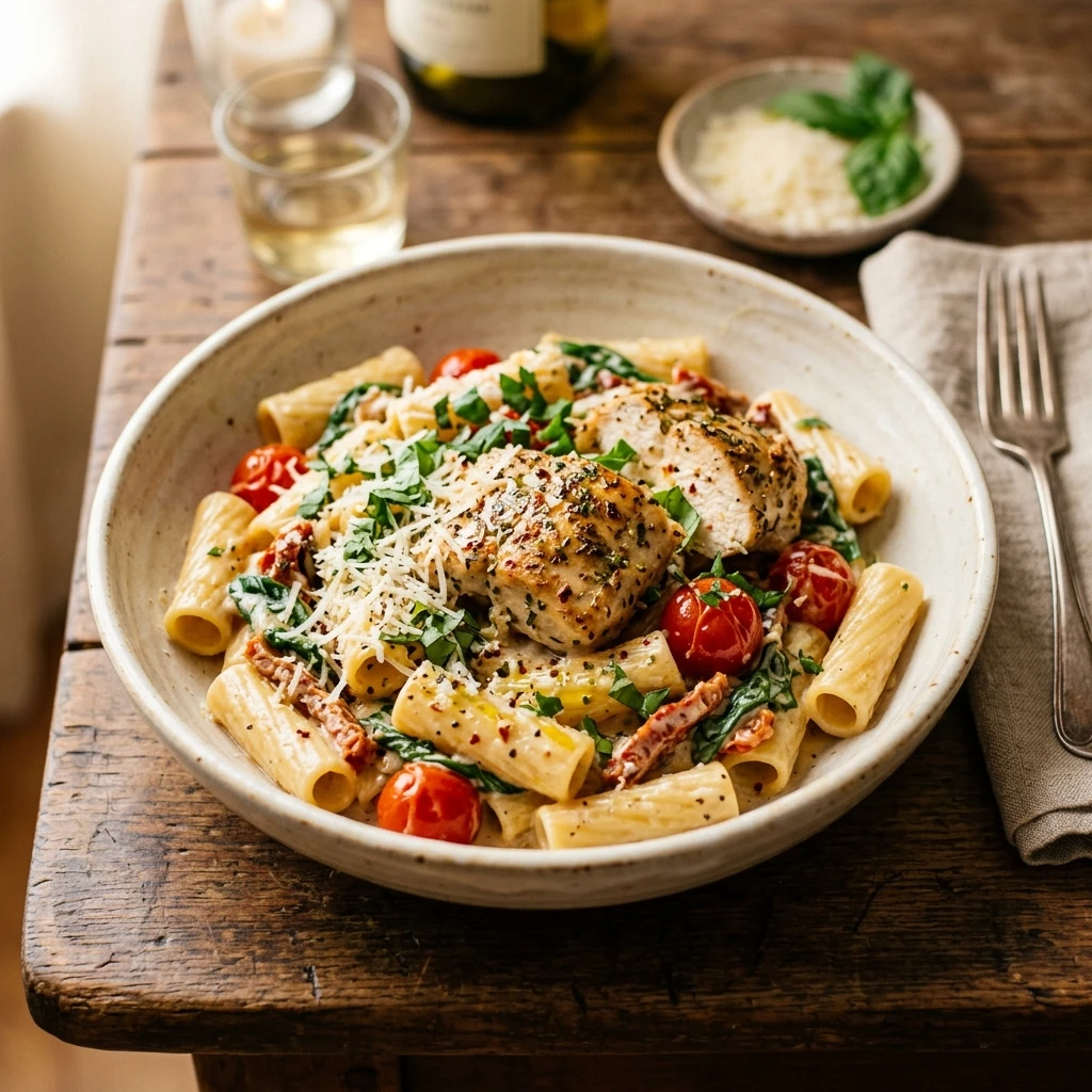 Creamy Tuscan Chicken Pasta