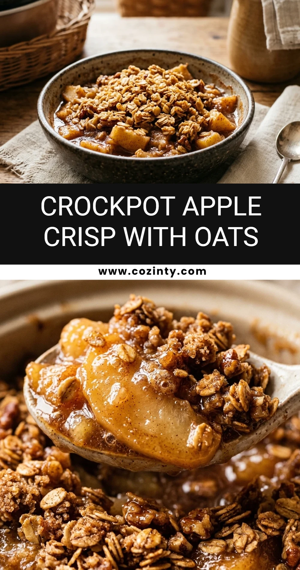 Crockpot Apple Crisp With Oats