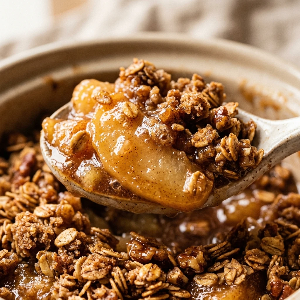 Crockpot Apple Crisp With Oats