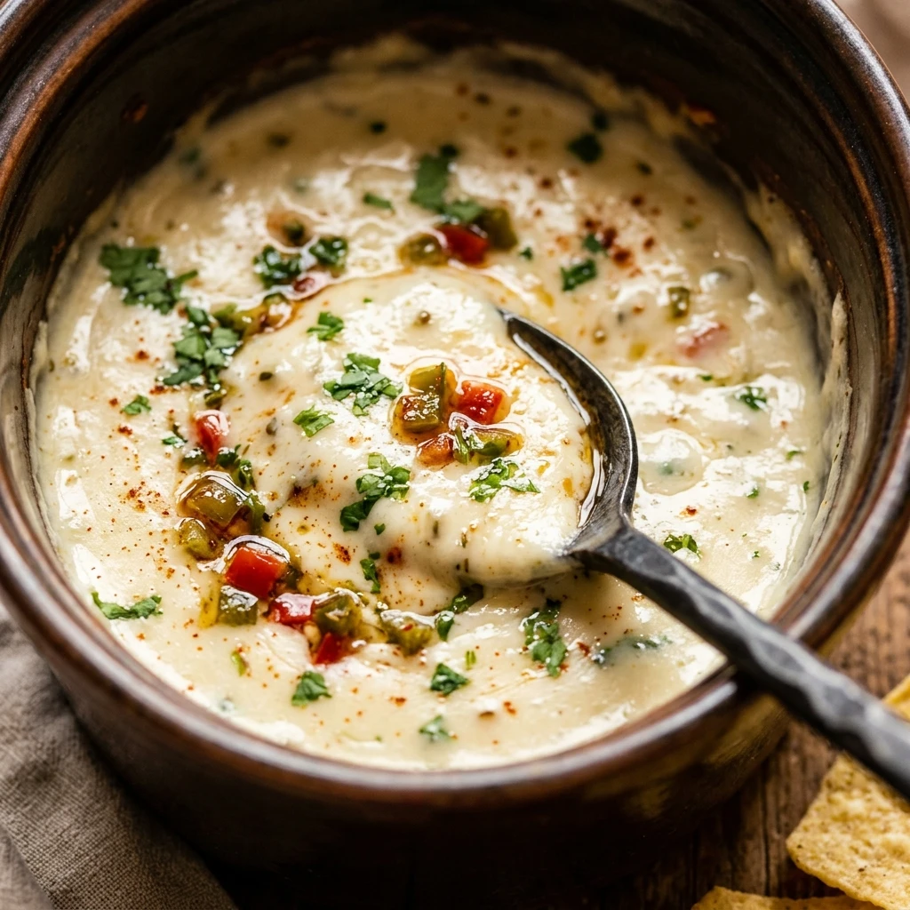 Crockpot Queso Blanco Dip