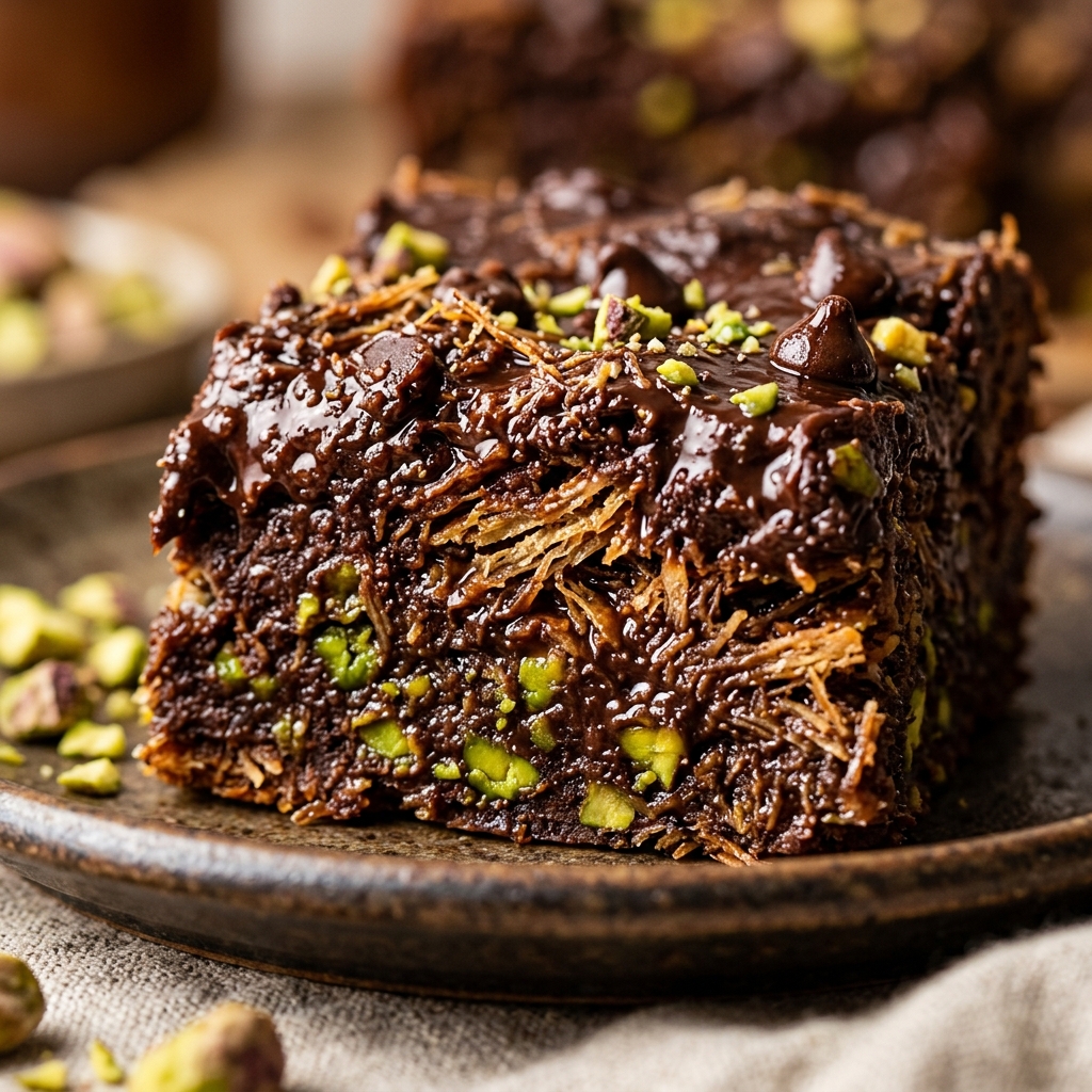 Dubai Chocolate Protein Bars Homemade