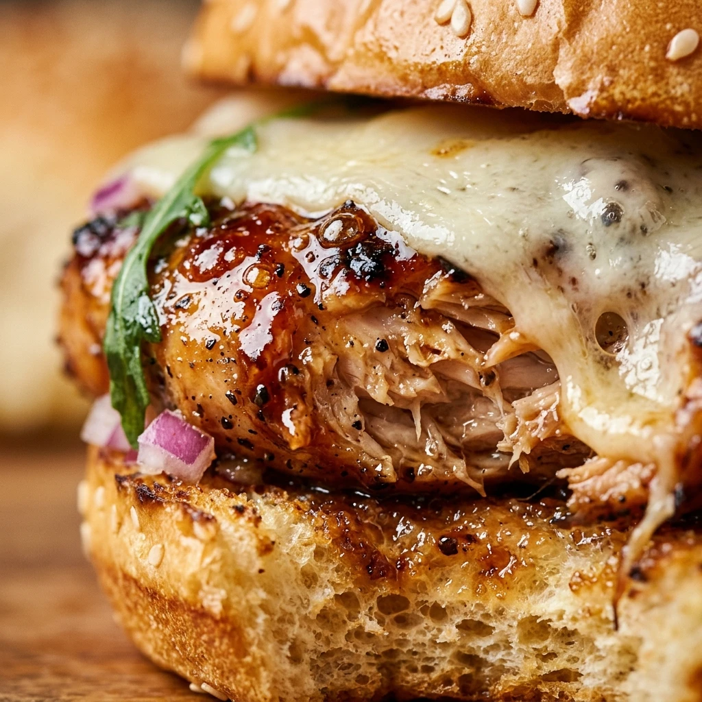 Easy BBQ Maple Chicken Burgers