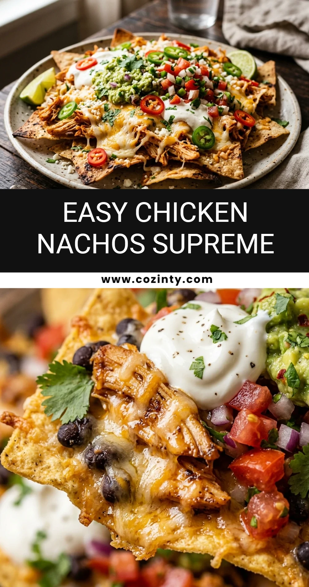 Easy Chicken Nachos Supreme