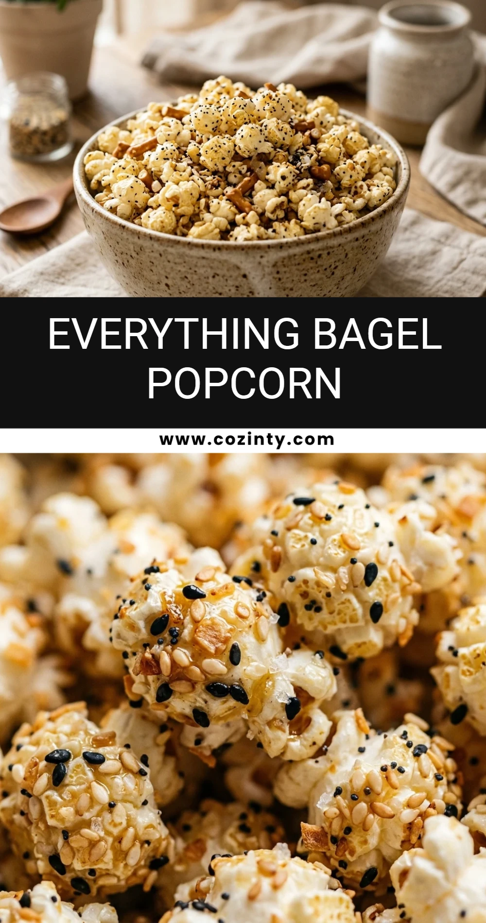Everything Bagel Popcorn