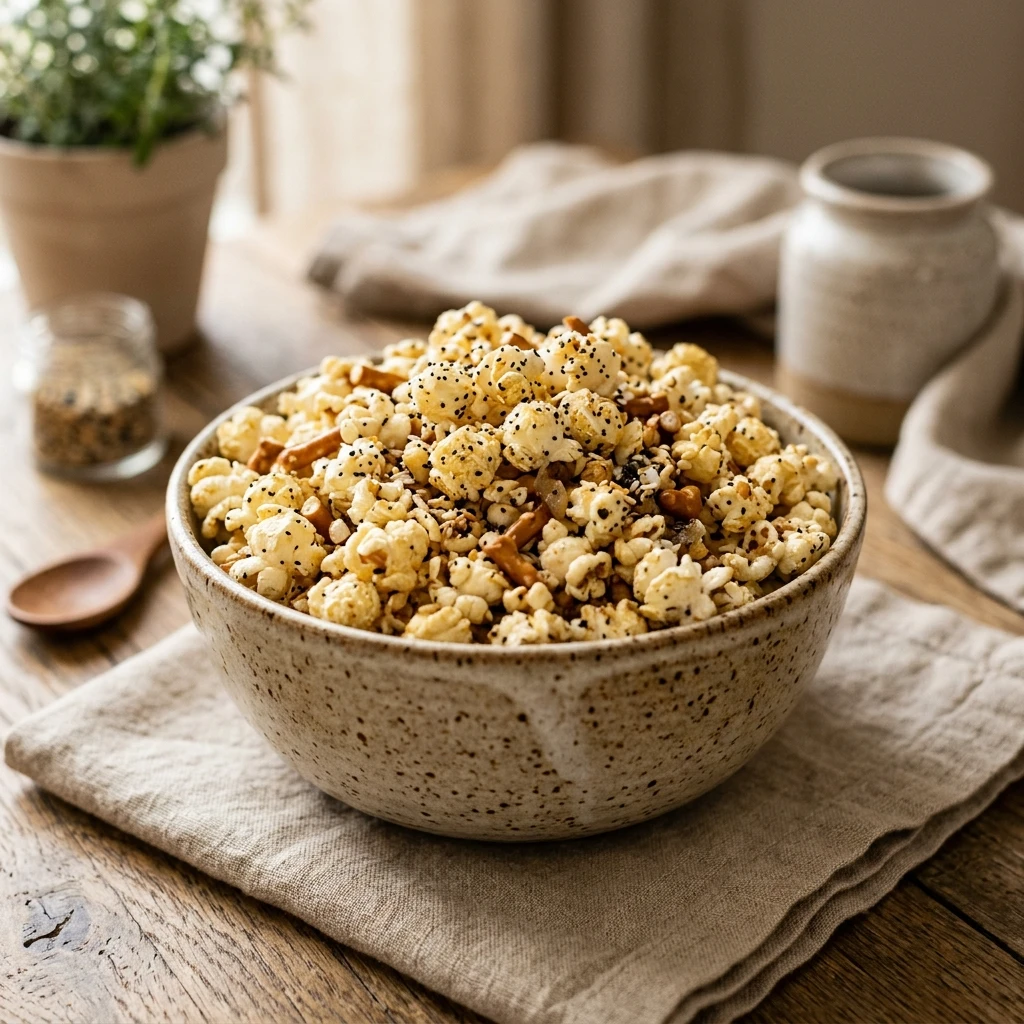 Everything Bagel Popcorn