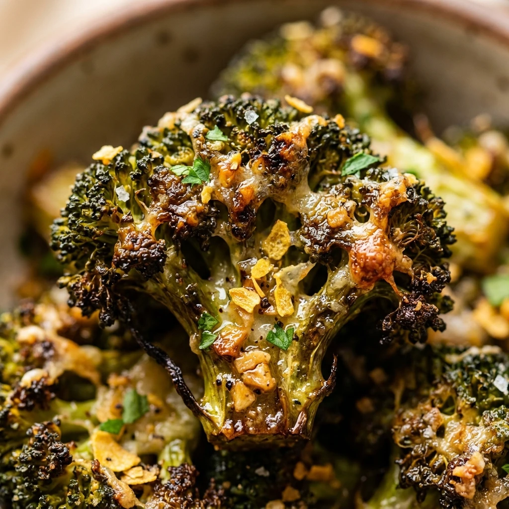 Garlic Parmesan Roasted Broccoli