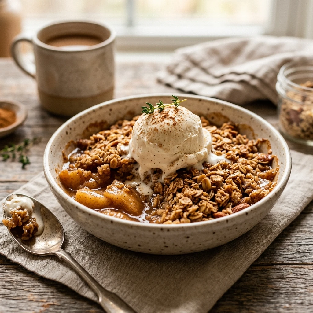 Gluten Free Apple Crisp With Oats