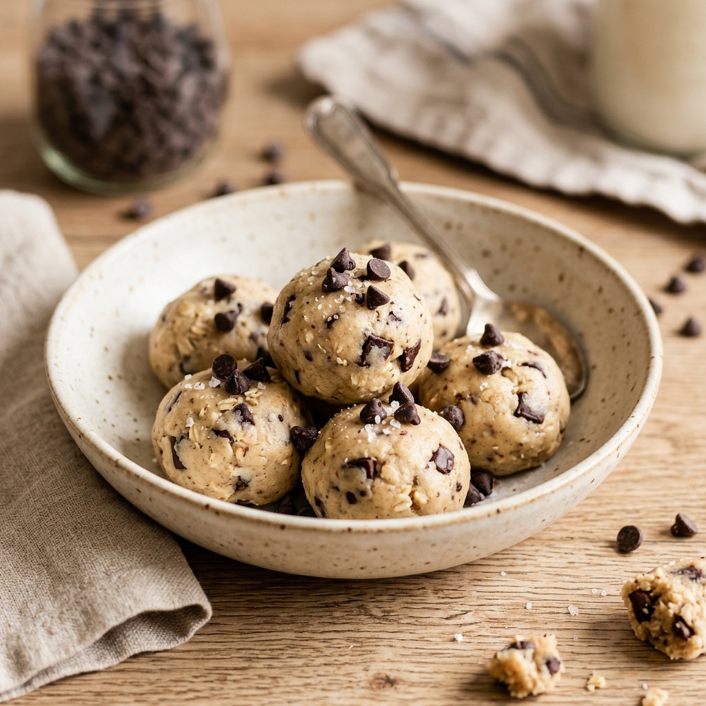 Greek Yogurt Cookie Dough Bites