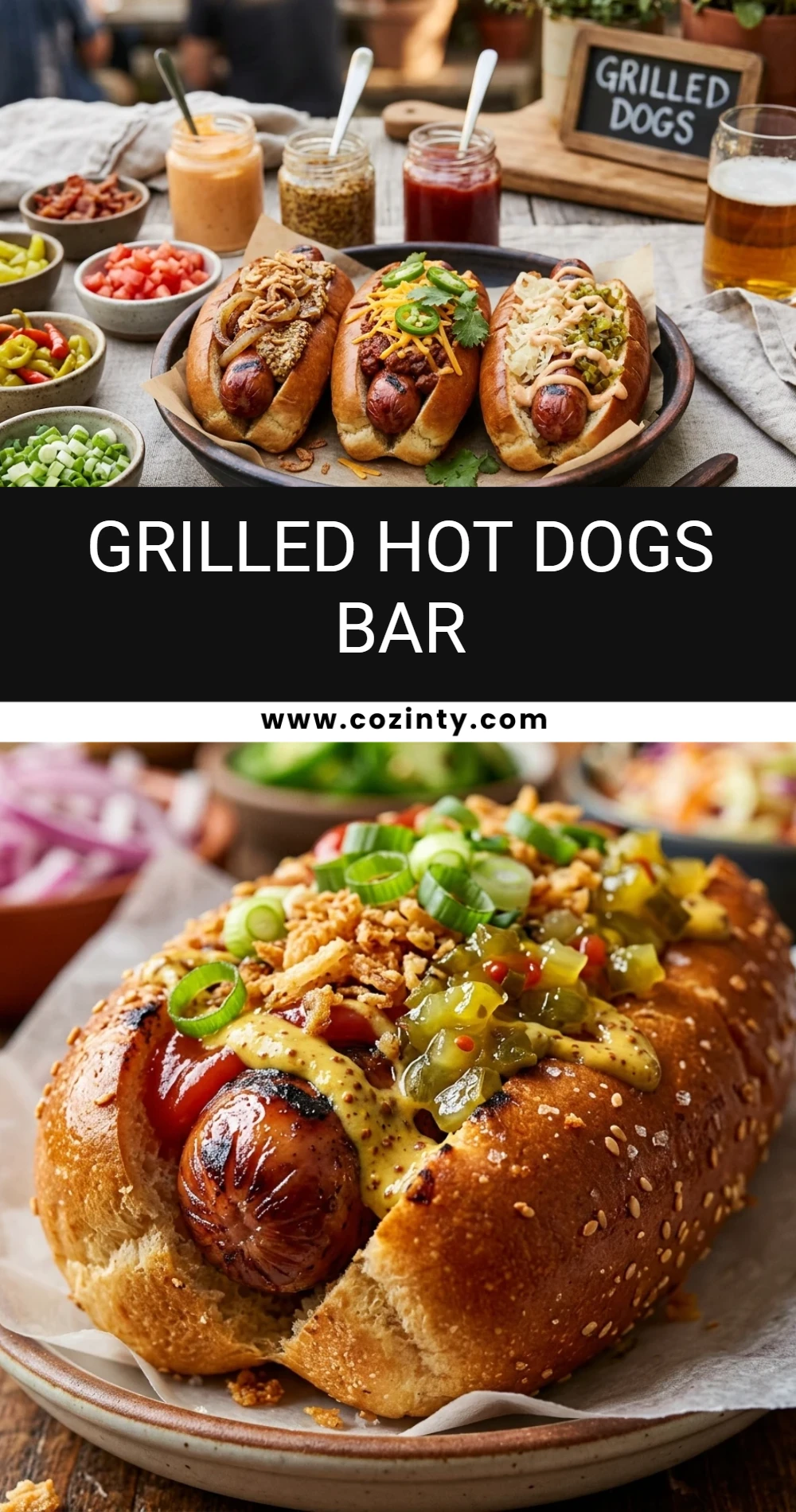 Grilled Hot Dogs Bar