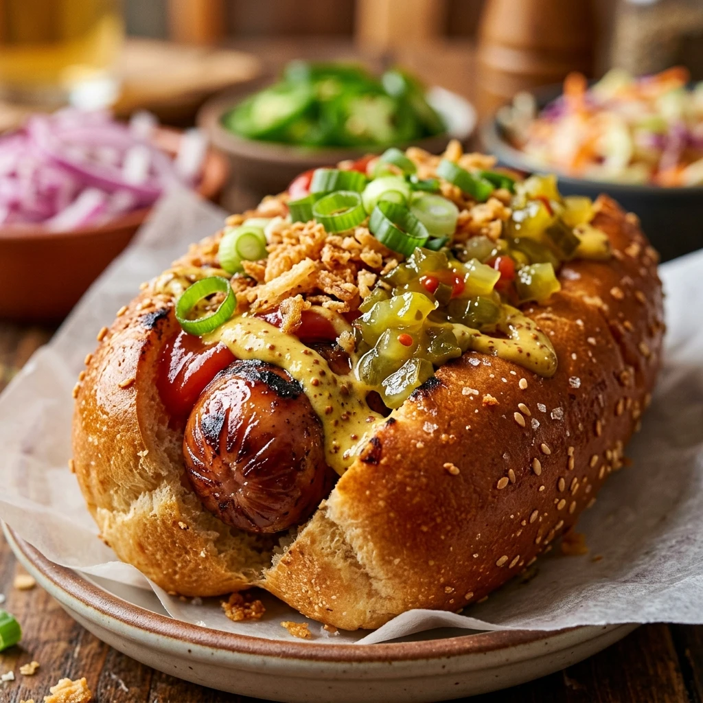 Grilled Hot Dogs Bar