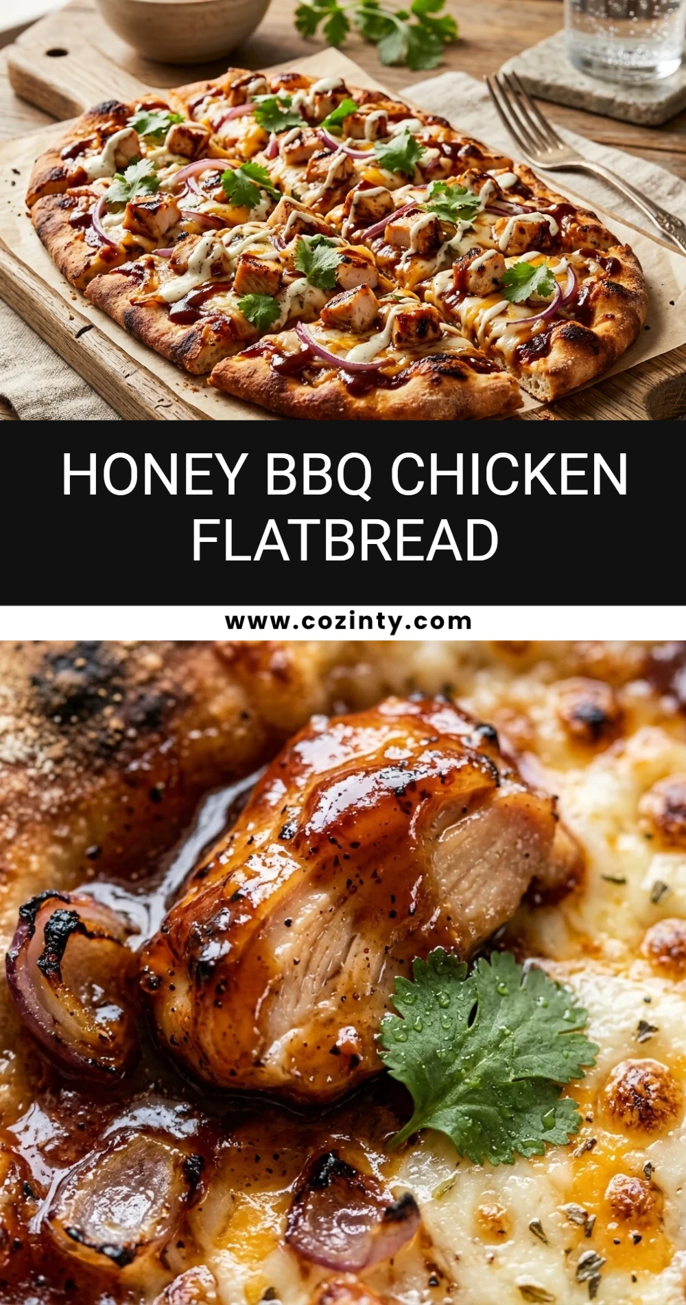 Honey BBQ Chicken Flatbread