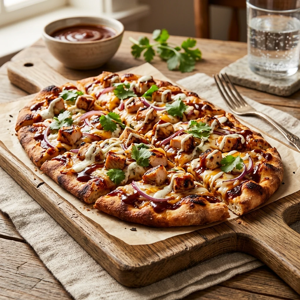 Honey BBQ Chicken Flatbread
