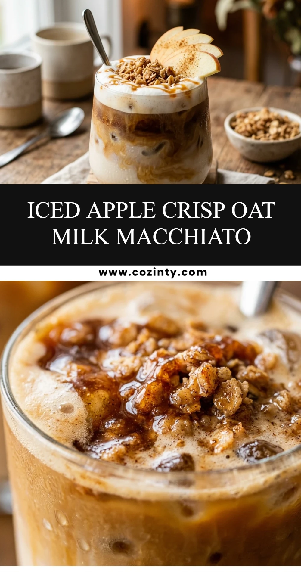 Iced Apple Crisp Oat Milk Macchiato