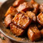 Maple Cinnamon Roasted Sweet Potatoes