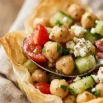 Mediterranean Chickpea Salad Cups