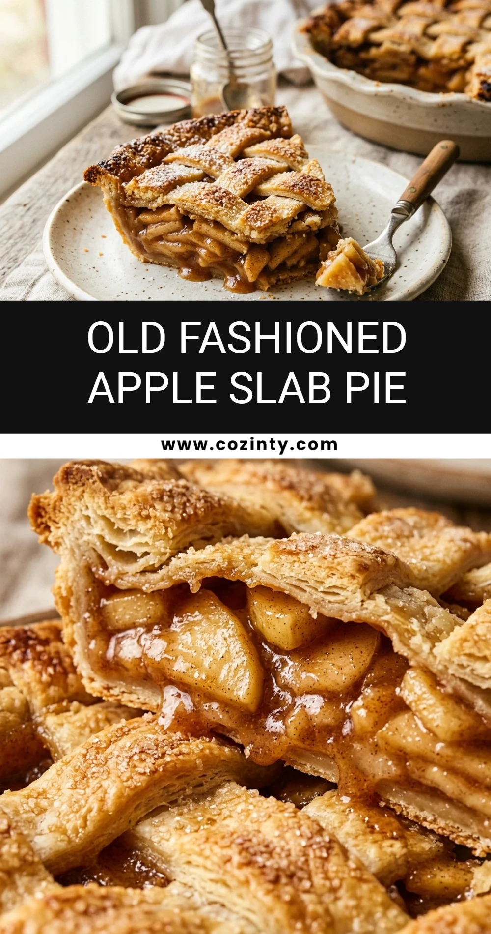 Old Fashioned Apple Slab Pie