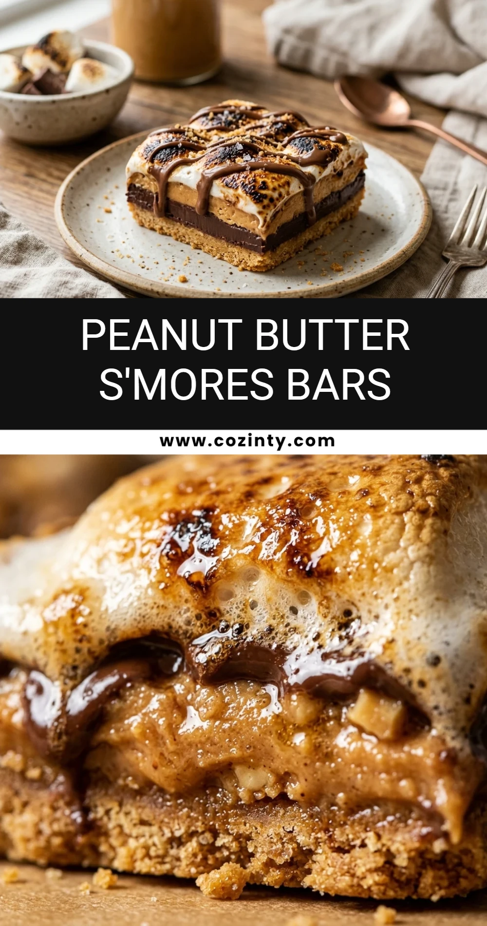 Peanut Butter S'mores Bars