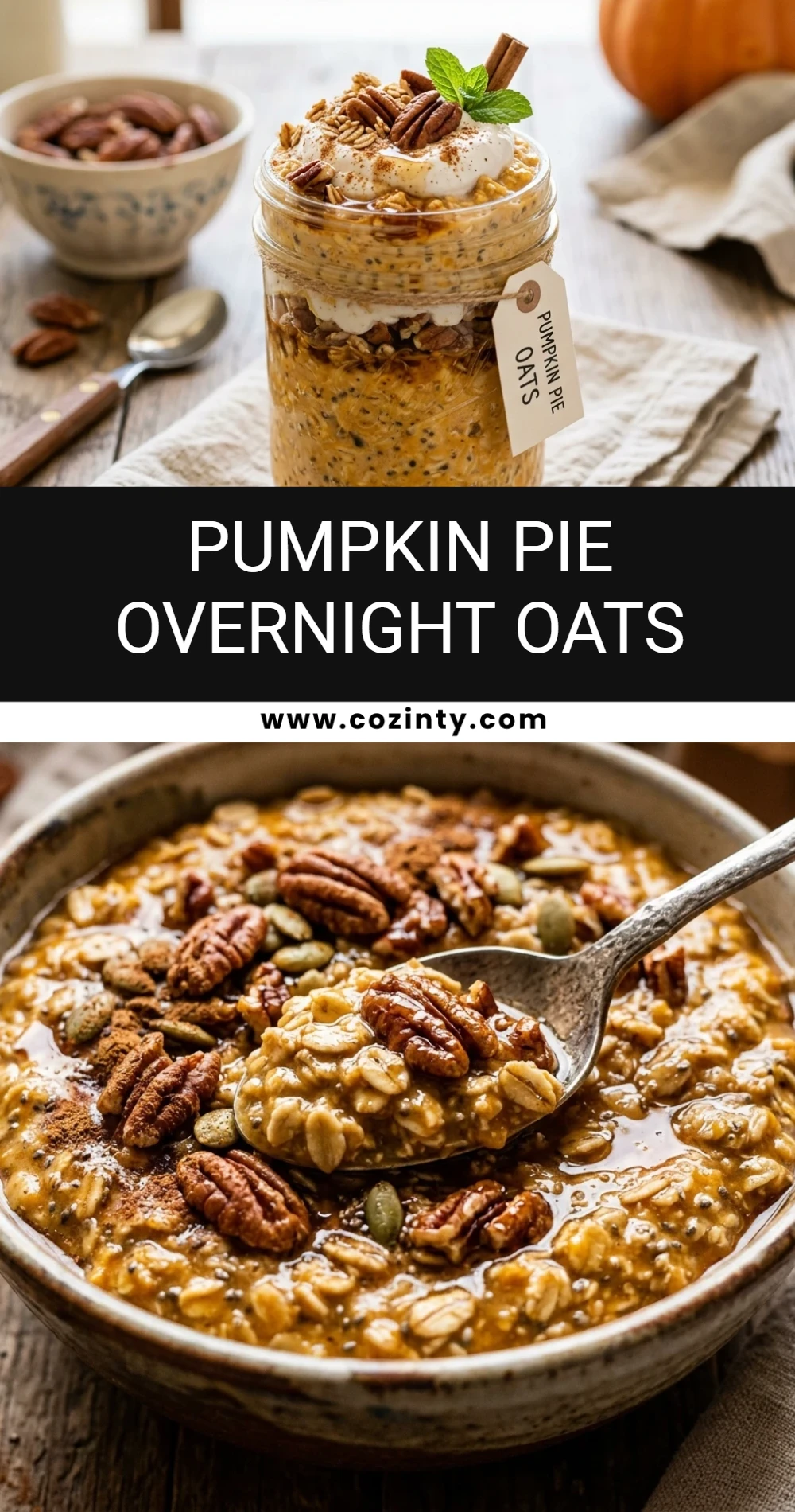Pumpkin Pie Overnight Oats