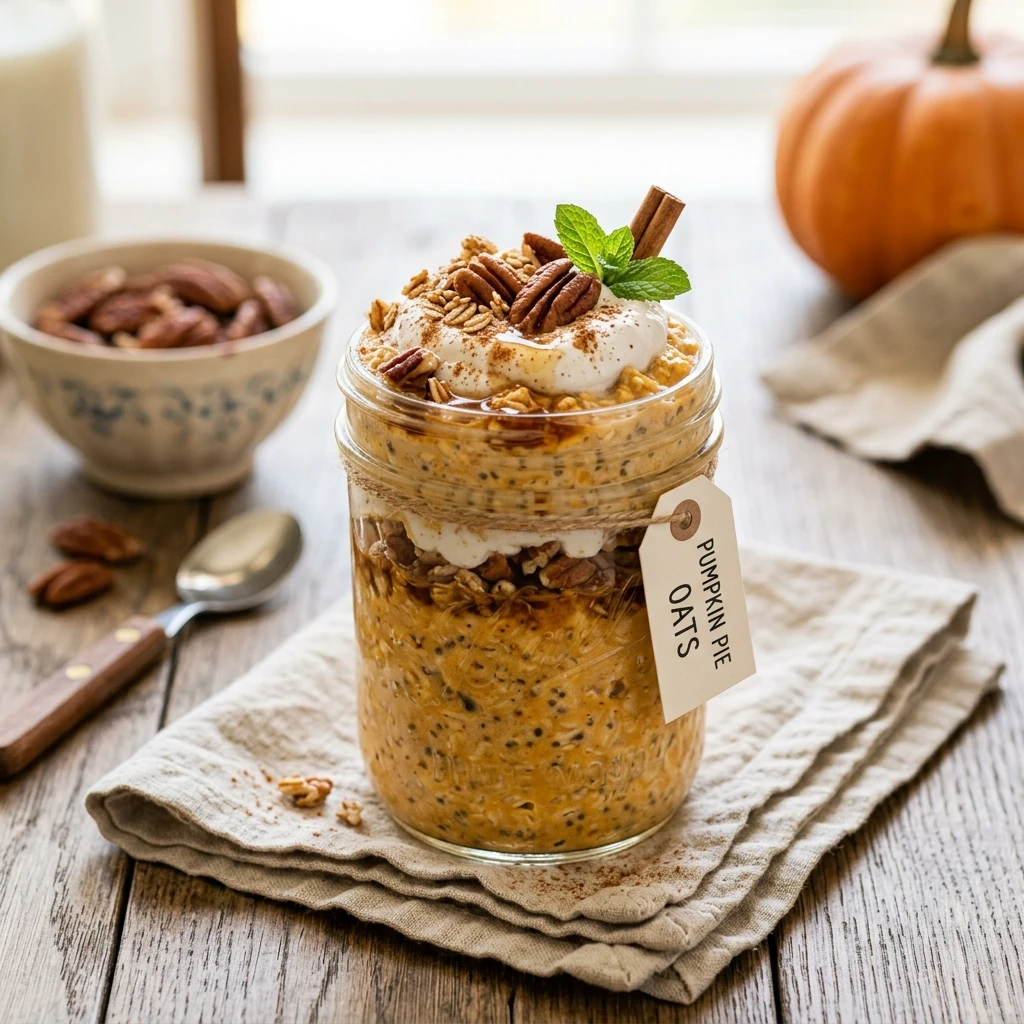 Pumpkin Pie Overnight Oats