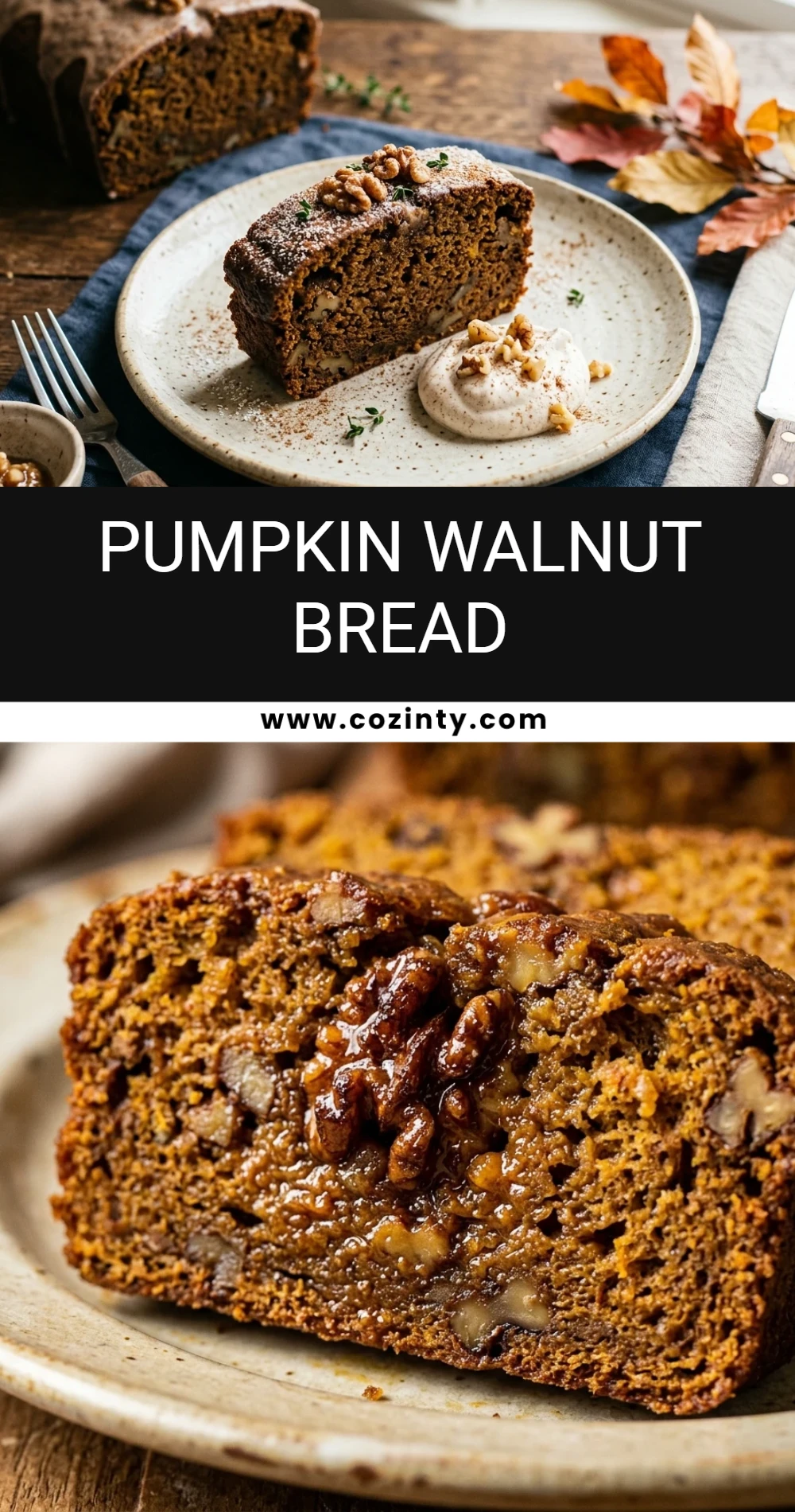 Pumpkin Walnut Bread