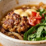Smash Chicken Burger Bowl Low Carb