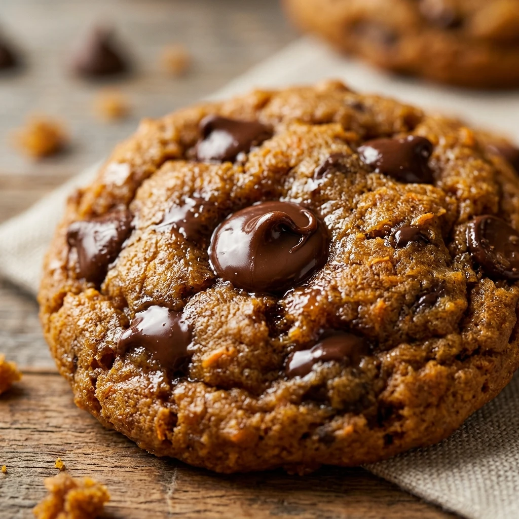 Soft Baked Pumpkin Chocolate Chip Cookies